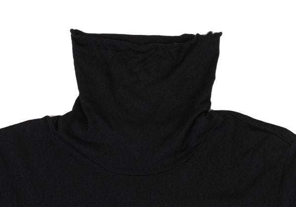 ISSEY MIYAKE HaaT Wool Nylon Turtleneck Top Black Size 2