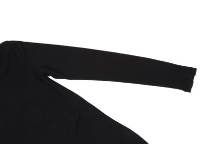 ISSEY MIYAKE HaaT Wool Nylon Turtleneck Top Black Size 2