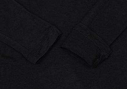 ISSEY MIYAKE HaaT Wool Nylon Turtleneck Top Black Size 2