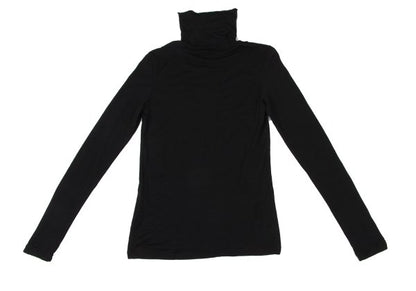 ISSEY MIYAKE HaaT Wool Nylon Turtleneck Top Black Size 2