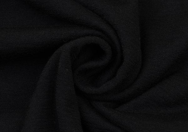 ISSEY MIYAKE HaaT Wool Nylon Turtleneck Top Black Size 2