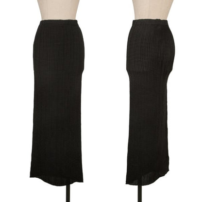ISSEY MIYAKE 97AW Stretch Pleated Skirt Black Size M