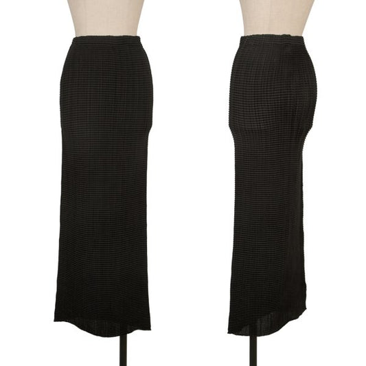 ISSEY MIYAKE 97AW Stretch Pleated Skirt Black Size M