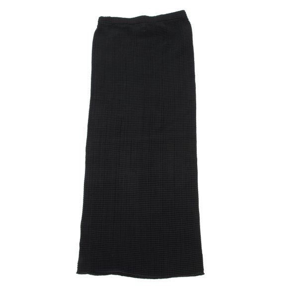 ISSEY MIYAKE 97AW Stretch Pleated Skirt Black Size M