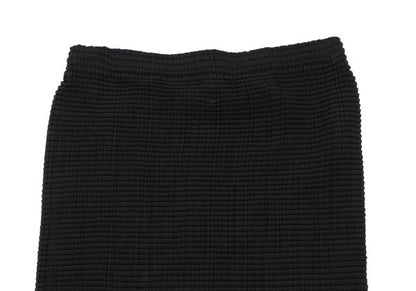 ISSEY MIYAKE 97AW Stretch Pleated Skirt Black Size M