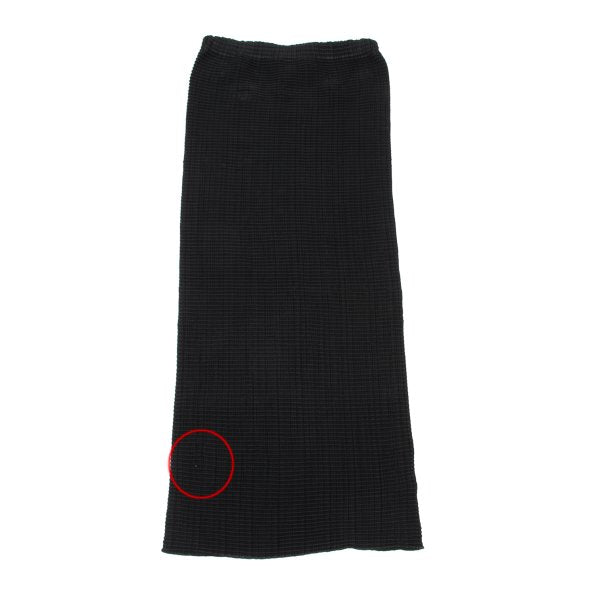 ISSEY MIYAKE 97AW Stretch Pleated Skirt Black Size M