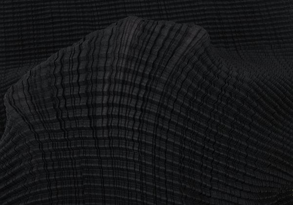 ISSEY MIYAKE 97AW Stretch Pleated Skirt Black Size M