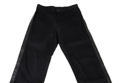 COMME des GARCONS HOMME PLUS 07AW Leather Pants Black Size M