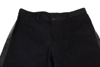 COMME des GARCONS HOMME PLUS 07AW Leather Pants Black Size M