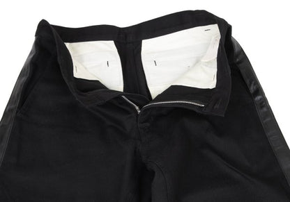 COMME des GARCONS HOMME PLUS 07AW Leather Pants Black Size M