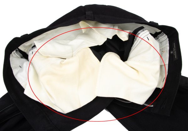 COMME des GARCONS HOMME PLUS 07AW Leather Pants Black Size M