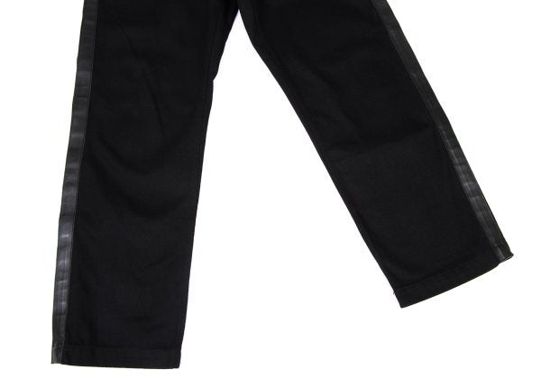 COMME des GARCONS HOMME PLUS 07AW Leather Pants Black Size M