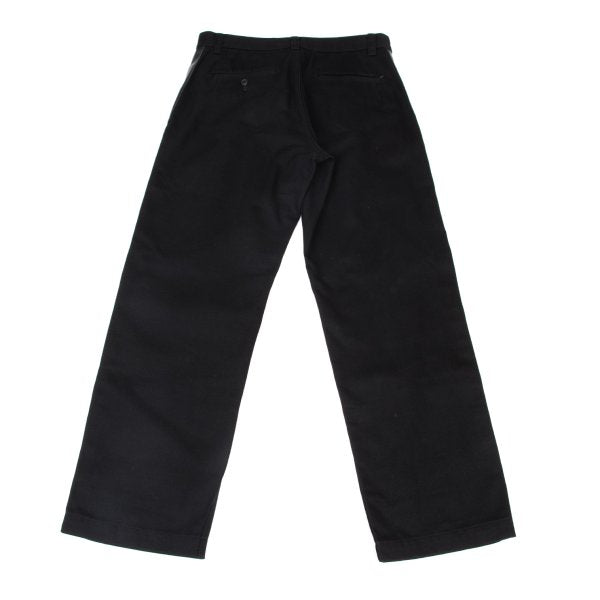 COMME des GARCONS HOMME PLUS 07AW Leather Pants Black Size M
