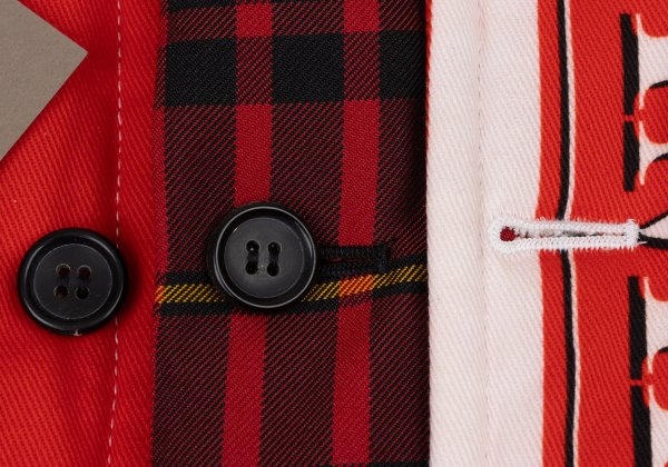 COMME des GARCONS HOMME PLUS 20AW Logo Jacket Red Size M
