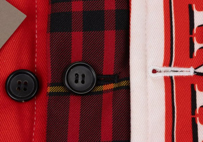 COMME des GARCONS HOMME PLUS 20AW Logo Jacket Red Size M