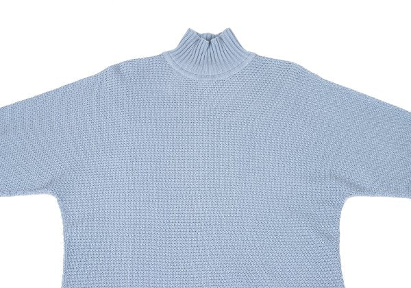 HOMME PLISSE ISSEY MIYAKE 23AW Poly-Cotton Knit Blue Size F