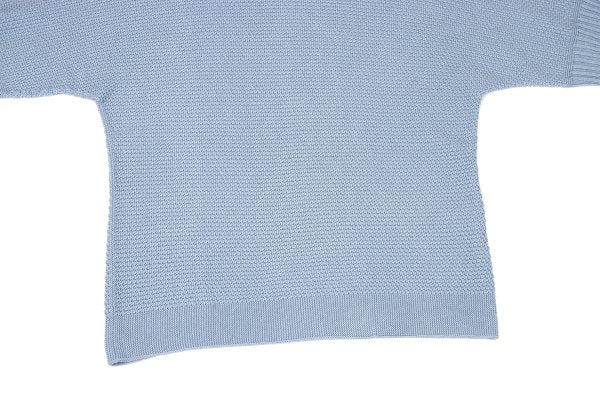 HOMME PLISSE ISSEY MIYAKE 23AW Poly-Cotton Knit Blue Size F