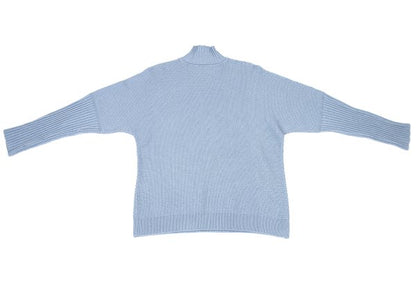 HOMME PLISSE ISSEY MIYAKE 23AW Poly-Cotton Knit Blue Size F