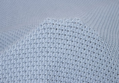 HOMME PLISSE ISSEY MIYAKE 23AW Poly-Cotton Knit Blue Size F