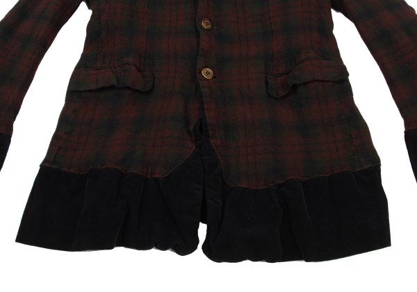 COMME des GARCONS HOMME PLUS EVER GREEN Jacket Red Size M