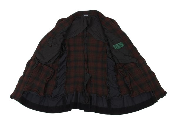 COMME des GARCONS HOMME PLUS EVER GREEN Jacket Red Size M