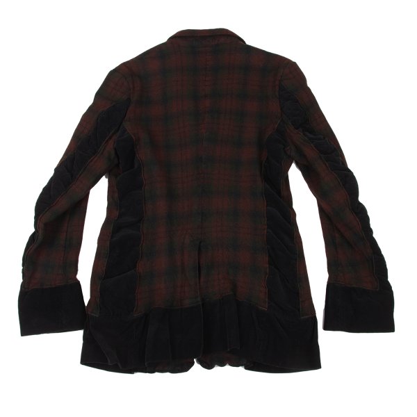 COMME des GARCONS HOMME PLUS EVER GREEN Jacket Red Size M