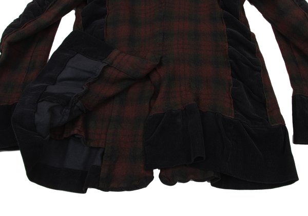 COMME des GARCONS HOMME PLUS EVER GREEN Jacket Red Size M