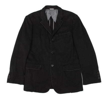 CDG Homme Plus 08SS Dyed Rayon Stitch Jacket Black Size M