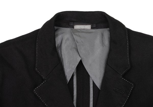 CDG Homme Plus 08SS Dyed Rayon Stitch Jacket Black Size M