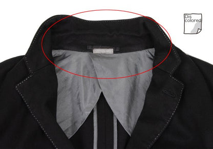 CDG Homme Plus 08SS Dyed Rayon Stitch Jacket Black Size M
