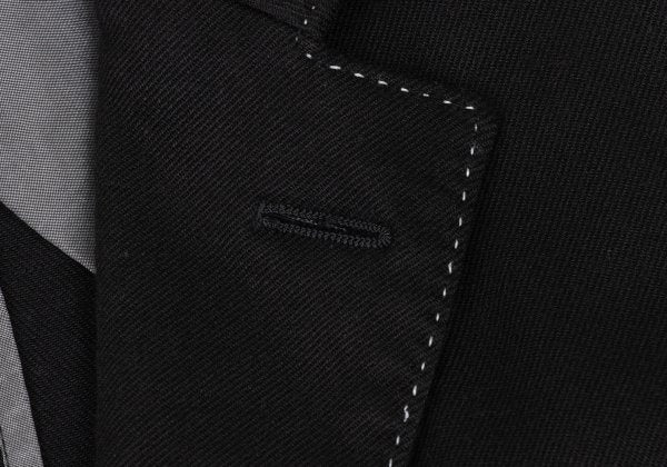 CDG Homme Plus 08SS Dyed Rayon Stitch Jacket Black Size M