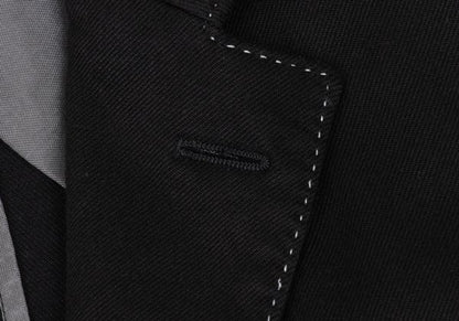 CDG Homme Plus 08SS Dyed Rayon Stitch Jacket Black Size M
