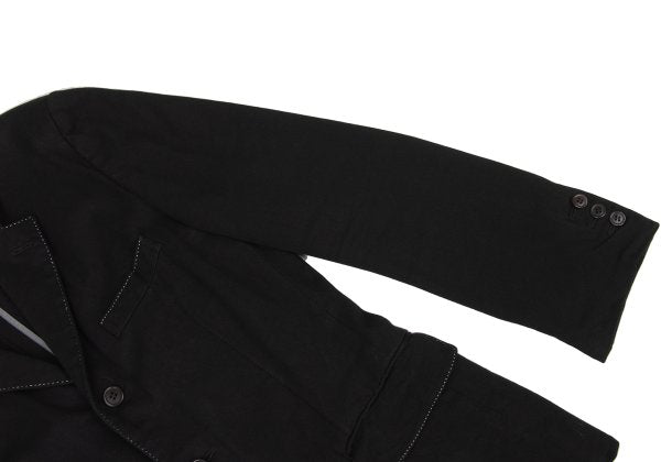 CDG Homme Plus 08SS Dyed Rayon Stitch Jacket Black Size M