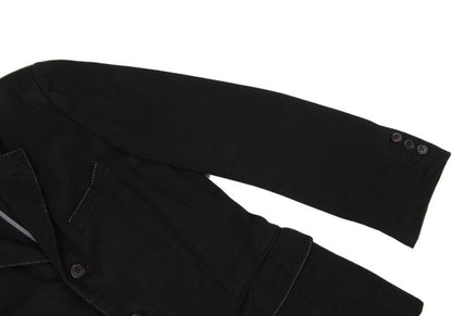 CDG Homme Plus 08SS Dyed Rayon Stitch Jacket Black Size M