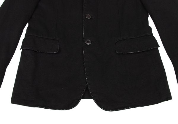 CDG Homme Plus 08SS Dyed Rayon Stitch Jacket Black Size M