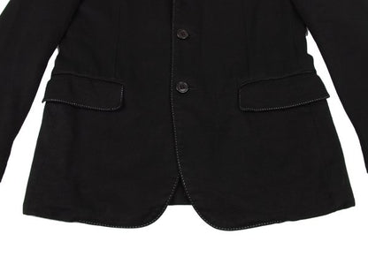 CDG Homme Plus 08SS Dyed Rayon Stitch Jacket Black Size M