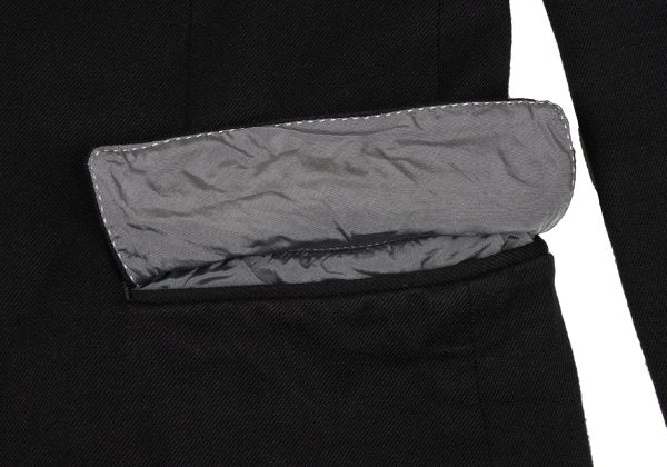 CDG Homme Plus 08SS Dyed Rayon Stitch Jacket Black Size M
