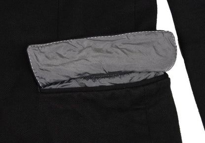 CDG Homme Plus 08SS Dyed Rayon Stitch Jacket Black Size M