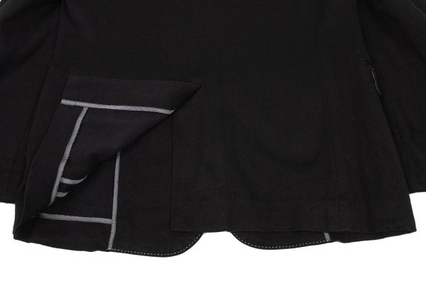 CDG Homme Plus 08SS Dyed Rayon Stitch Jacket Black Size M