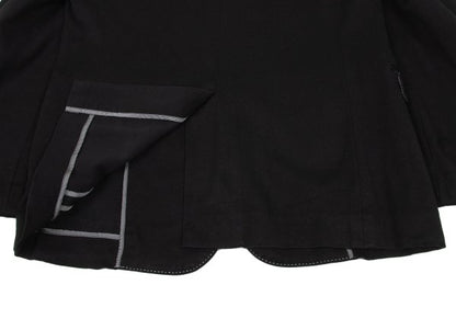 CDG Homme Plus 08SS Dyed Rayon Stitch Jacket Black Size M