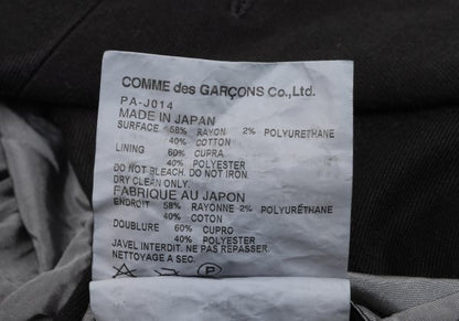 CDG Homme Plus 08SS Dyed Rayon Stitch Jacket Black Size M