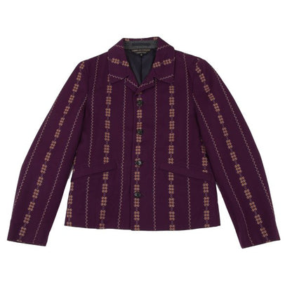 CDG Homme Plus 00AW Wool Blend Jacket Purple Size M