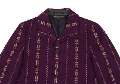 CDG Homme Plus 00AW Wool Blend Jacket Purple Size M