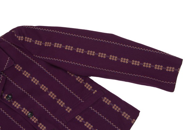 CDG Homme Plus 00AW Wool Blend Jacket Purple Size M