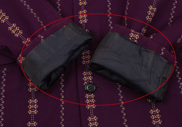 CDG Homme Plus 00AW Wool Blend Jacket Purple Size M