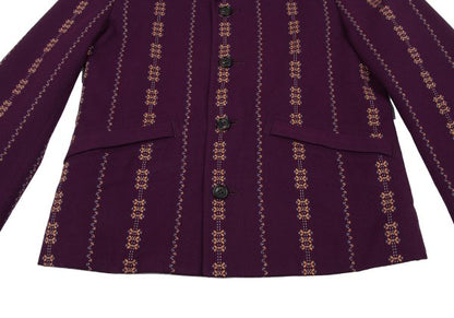 CDG Homme Plus 00AW Wool Blend Jacket Purple Size M