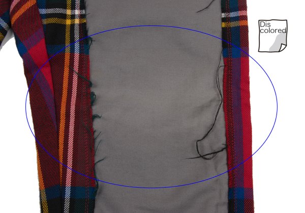 COMME des GARCONS HOMME PLUS 00AW Check Pants Red Size M