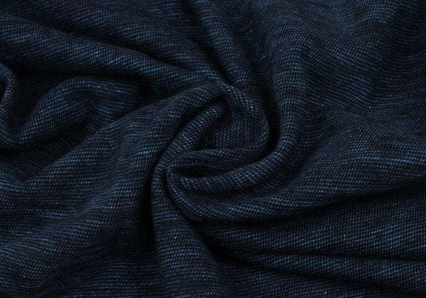 45rpm 45R Indigo Dyed Bead Button T-Shirt Blue Size 2