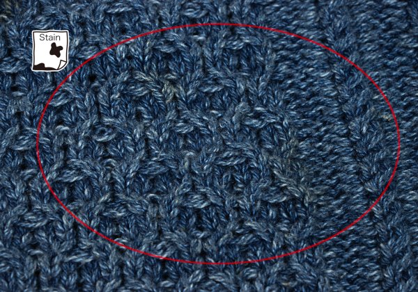 POLO RALPH LAUREN Flag Jacquard Cable Sweater Blue Size M