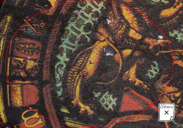 Jean Paul GAULTIER HOMME Emblem Print High Long Sleeve Top Size 48